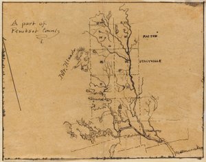 Une partie du comté de Penobscot, Maine - Frederic Edwin Church